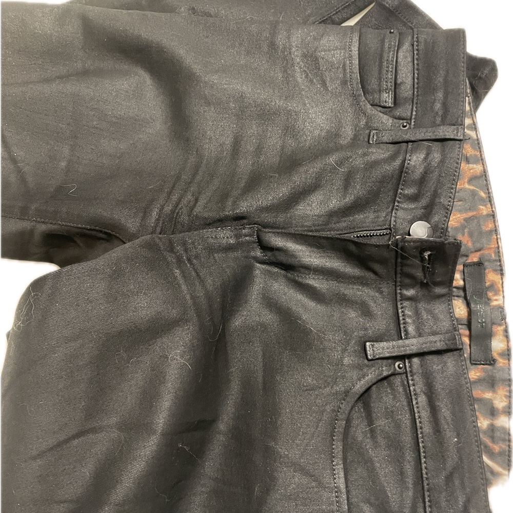 Joe's Jean Vixen Ankle Sassy Skinny Darley Coated Black Size 29
